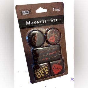 Jesus is my BFF magnet set